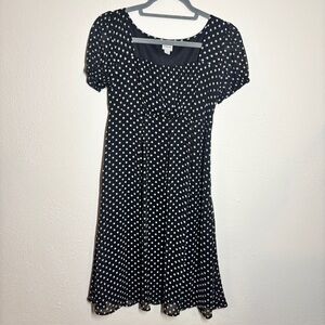 5/$25 Merona Black and White Polka Dot Mini Dress